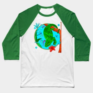 chameleon house dragonflies Baseball T-Shirt